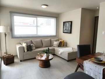 Departamento prototipo uno, 96.97 M2, 2 recamaras, 2.5 baños y terraza