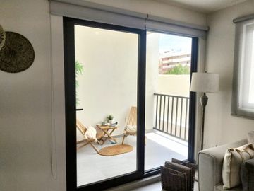 Departamento prototipo uno, 96.97 M2, 2 recamaras, 2.5 baños y terraza