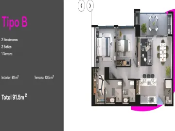 Departamento en venta en Valle de Las Alamedas, San Nicolás de los Garza, Nuevo León