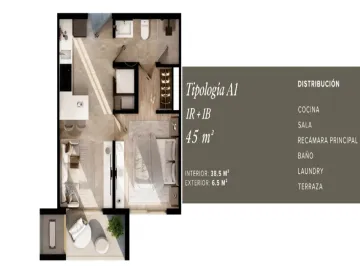 Departamento en venta en Nueva Fortaleza, Santa Catarina, Nuevo León