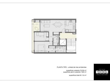 Departamento en venta - San Isidro, 2 ambientes en construcción con balcon y cochera