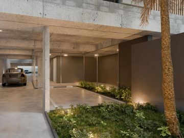 Departamento en venta - San Isidro, 2 ambientes en construcción con balcon y cochera