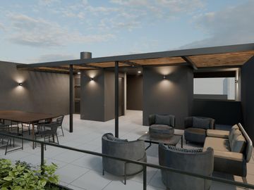 Departamento en venta - San Isidro, 2 ambientes en construcción con balcon y cochera