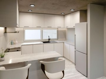 Departamento en venta - San Isidro, 2 ambientes en construcción con balcon y cochera