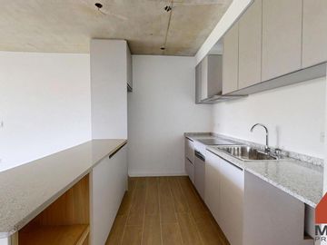 Departamento en venta - San Isidro, 2 ambientes en construcción con balcon y cochera