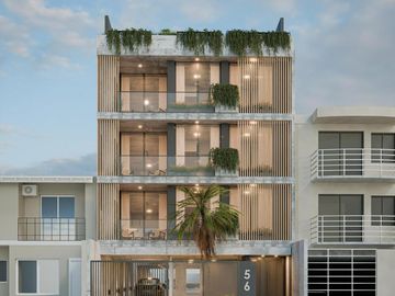 Departamento en venta - San Isidro, 2 ambientes en construcción con balcon y cochera