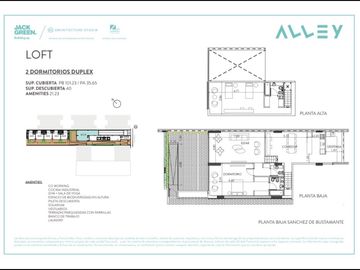 Duplex en complejo Alley
