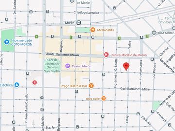 VENTA LOTE DOBLE FRENTE EN EL CENTRO DE MORON