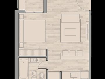 Departamento en venta Monoambiente en Pozo - Florida, Vicente Lopez