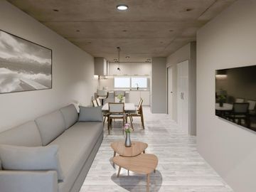 Departamento en venta - San Isidro, 3 amb en construcción con balcon, parrilla y cochera
