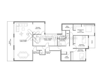 Hermoso departamento 5 ambientes mas dependencia