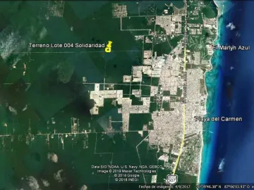 EXCELENTE MAGNO LOTE DE TERRENO DE 5.2 HAS CON MUY BUENA UBICACIÓN UBICADO EN PLAYA DEL CARMEN, MPIO DE SOLIDARIDAD EN QUINTANA ROO, MEXICO