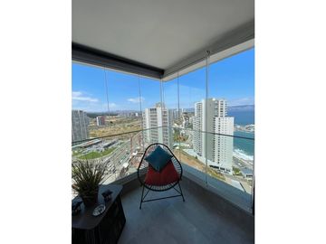 SE VENDE HERMOSO DEPTO ESTUDIO AMOBLADO EN REÑACA NORTE vl