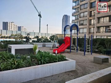 Arriendo 1D y 1B en Macul con vista a cordillera y laguna