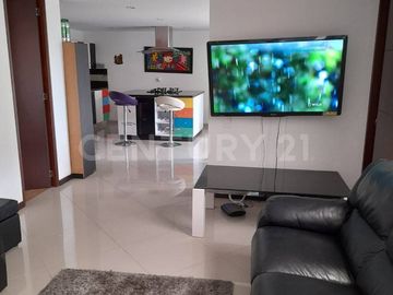 SE RENTA APARTAMENTO TIPO LOFT AMOBLADO EN EL POBLADO