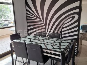 SE RENTA APARTAMENTO TIPO LOFT AMOBLADO EN EL POBLADO