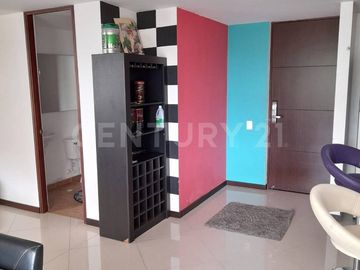 SE RENTA APARTAMENTO TIPO LOFT AMOBLADO EN EL POBLADO