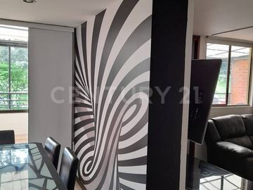 SE RENTA APARTAMENTO TIPO LOFT AMOBLADO EN EL POBLADO