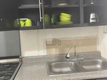 Departamento Amueblado en Renta en Los Héroes Leon, León, Gto. Equipado y  patio amplio con lavadora