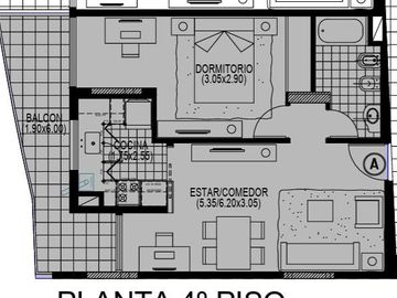 Departamento un dormitorio en venta en Nueva cordoba - 44m² propios!