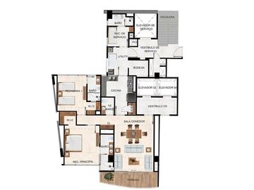 Departamento en venta en Blue Bosque Real, Huixquilucan