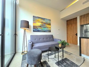 DEPARTAMENTO AMUEBLADO EN RENTA EN VENTURA VERTICAL, VALLE REAL