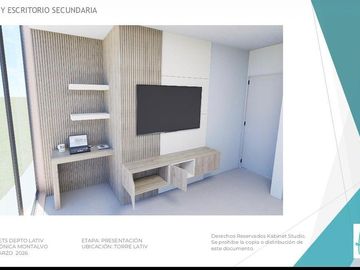 DEPARTAMENTO NUEVO EN RENTA EN TORRE LATIV