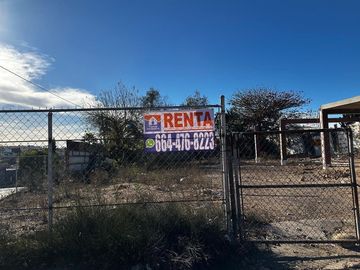 RENTA Terreno Plano en Esquina  - Francisco Villa Tijuana