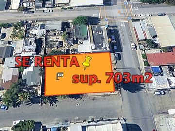 RENTA Terreno Plano en Esquina  - Francisco Villa Tijuana