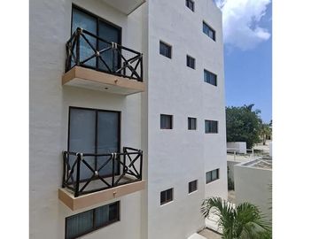 EN VENTA DEPARTAMENTO EN CHICXULUB, AMUEBLADO, 1 CUADRA DEL MAR