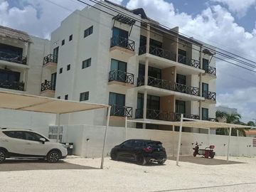 EN VENTA DEPARTAMENTO EN CHICXULUB, AMUEBLADO, 1 CUADRA DEL MAR