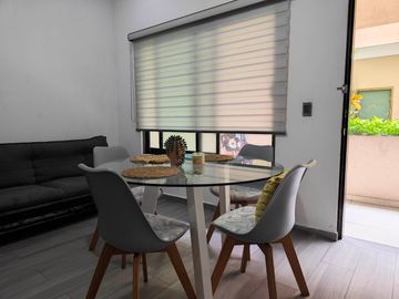DEPARTAMENTO AMUEBLADO 1 REC 1 BAÑO 47M2  EN RENTA EN PLAYA DEL CARMEN CON ALBERCA