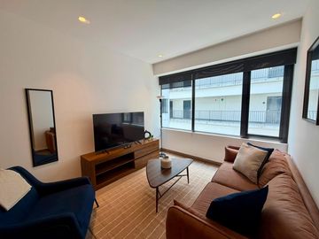 Departamento en renta en Roma Norte, amenidades, seguridad, todo incluido tipo hotel