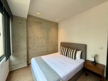 Departamento en renta en Roma Norte, amenidades, seguridad, todo incluido tipo hotel