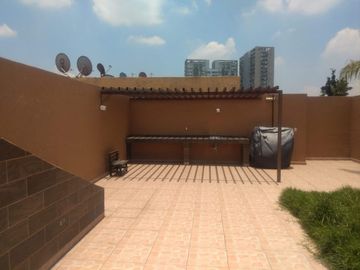 Estupendo depto con roof garden se renta en Palmerales Cuajimalpa