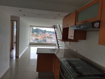 Estupendo depto con roof garden se renta en Palmerales Cuajimalpa