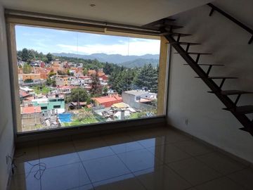 Estupendo depto con roof garden se renta en Palmerales Cuajimalpa