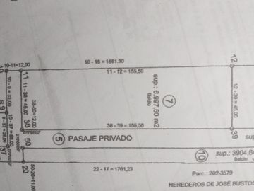 VENTA LOTE DE 7000 MT2 CON VISTA DE 360 GRADOS