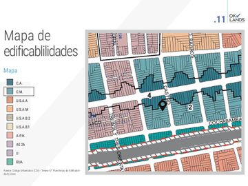 Casa/lote apto 1900 m2 vendibles se aceptan m2