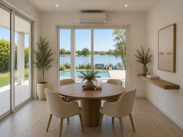 Casa en venta y alquiler anual al lago de 6 ambientes en El Canton  Islas