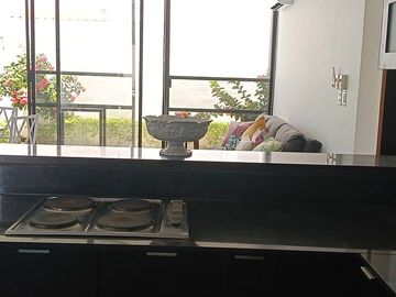 Departamento 1 recámara amueblado, jardín en silenciosa col. Benito Juárez NteNt