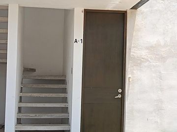 Departamento 1 recámara amueblado, jardín en silenciosa col. Benito Juárez NteNt