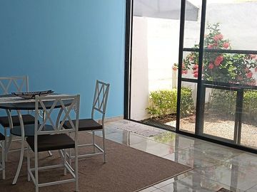 Departamento 1 recámara amueblado, jardín en silenciosa col. Benito Juárez NteNt