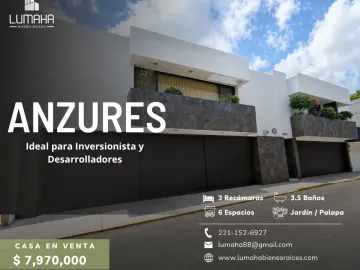 Casa en Venta en Anzures, Puebla, Puebla