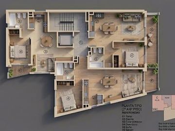 Departamento de 1 dormitorio en venta en Alvear 1400, Rosario Centro