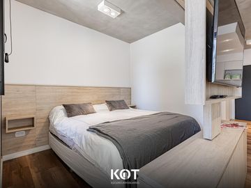 Departamento en venta ambiente y medio en Chacarita con terraza a estrenar.