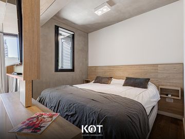 Departamento en venta ambiente y medio en Chacarita con terraza a estrenar.