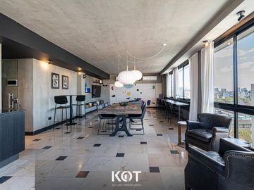 Departamento en venta ambiente y medio en Chacarita con terraza a estrenar.