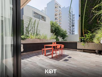 Departamento en venta ambiente y medio en Chacarita con terraza a estrenar.