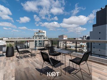 Departamento en venta ambiente y medio en Chacarita con terraza a estrenar.